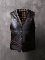 Bison Ranchers Vest （JM9936 Brown)