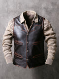 Bison Ranchers Vest （JM9936 Brown)