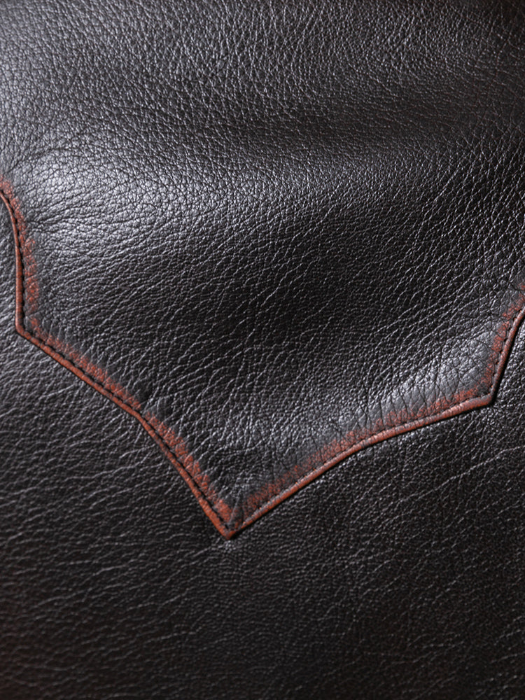 Bison Ranchers Vest （JM9936 Brown)